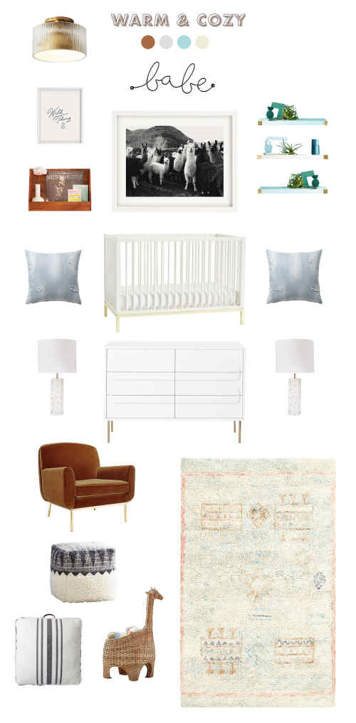 warm and cozy baby room ideas