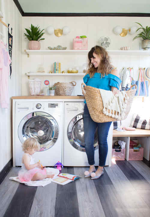 laundry room organization and safety