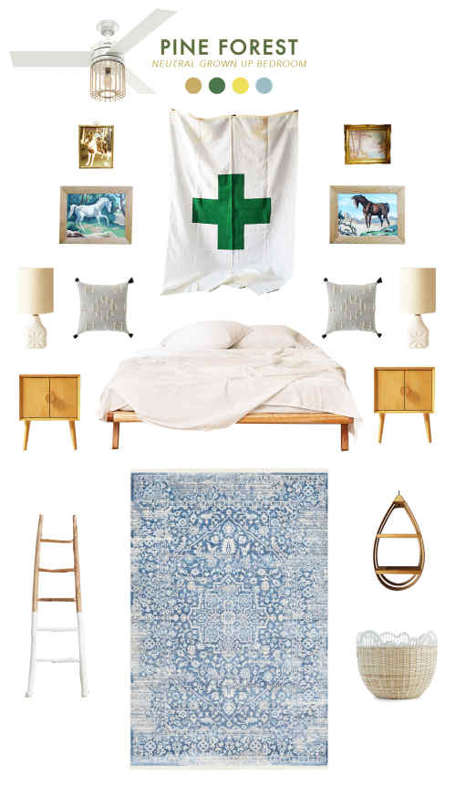 Neutral and Rustic Grown Up Bedroom