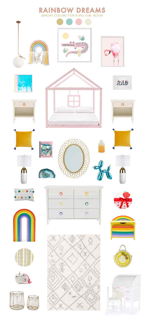 Rainbow Dreams Big Girl Room