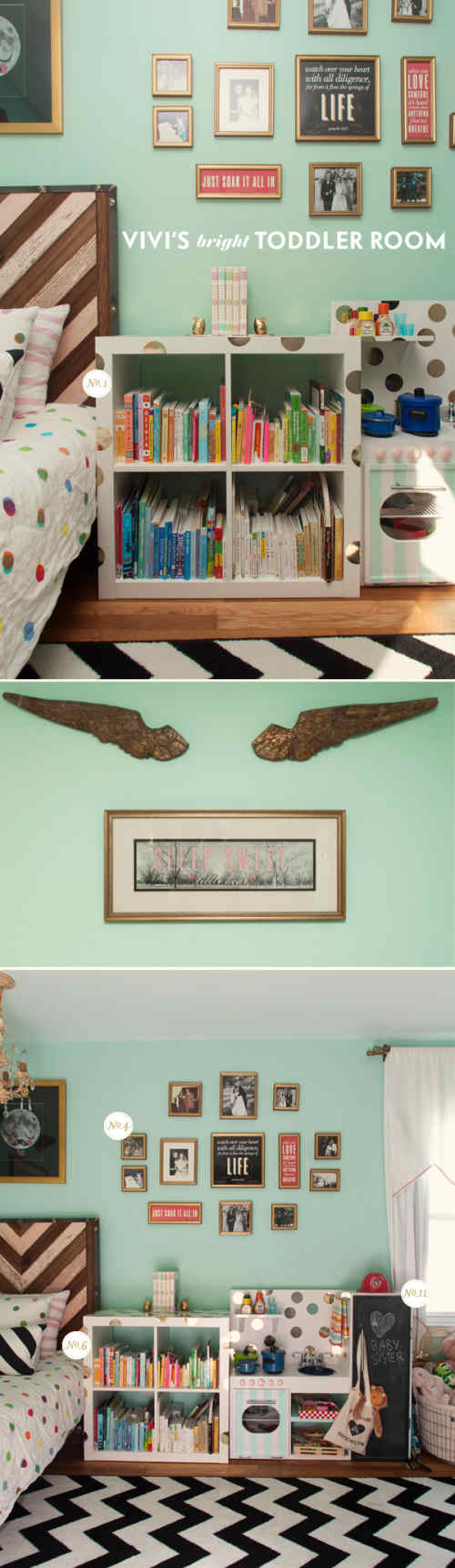 vivi's bright toddler room
