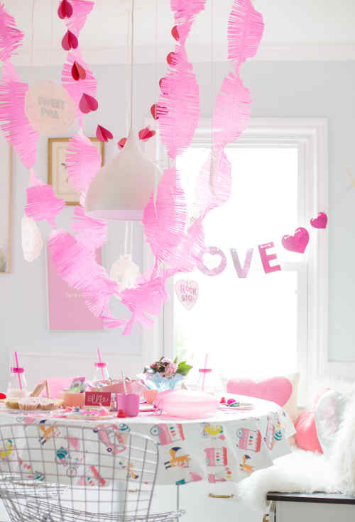 a little valentine making party