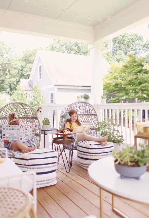 Creating an Outdoor Space for Kids on the Porch