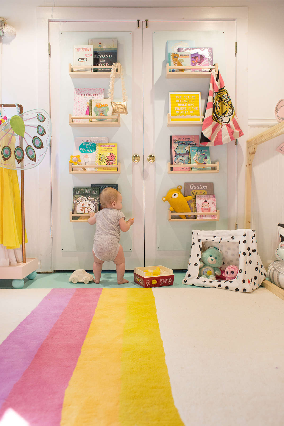 DIY door bookshelves Lay Baby Lay Lay Baby Lay