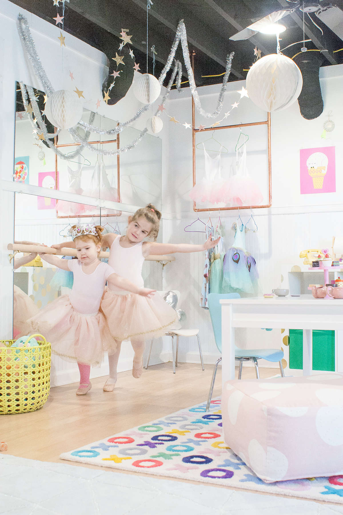 Simple Diy Ballet Barre For Playroom Lay Baby Lay