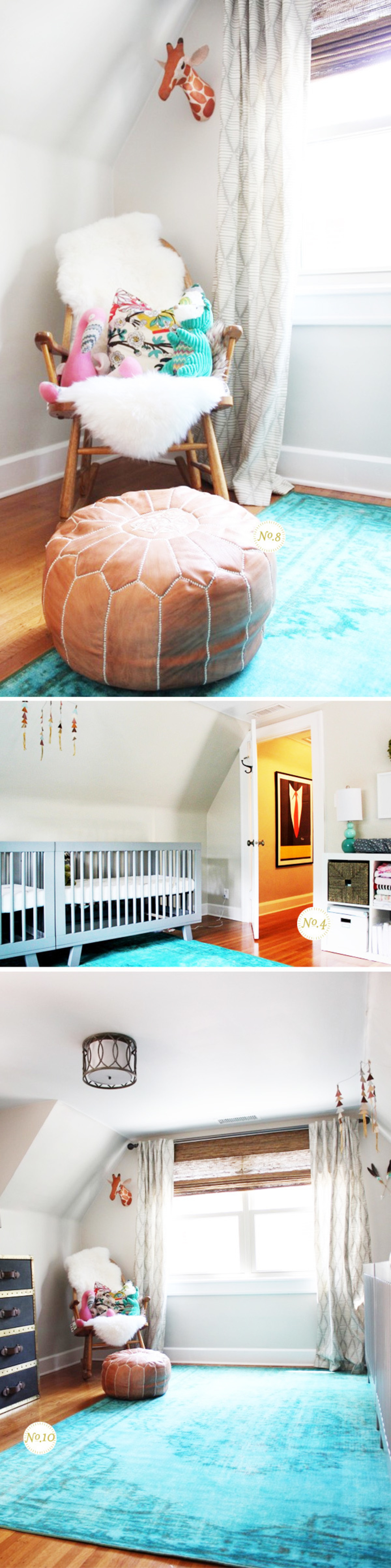 Charlie Sloanes Bright Airy Nursery Lay Baby Lay