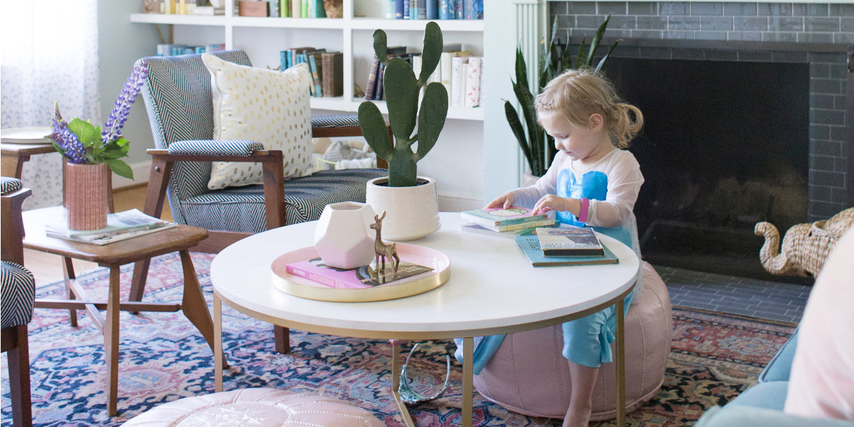 A Living Room Spring Refresh With Ebay Lay Baby Lay