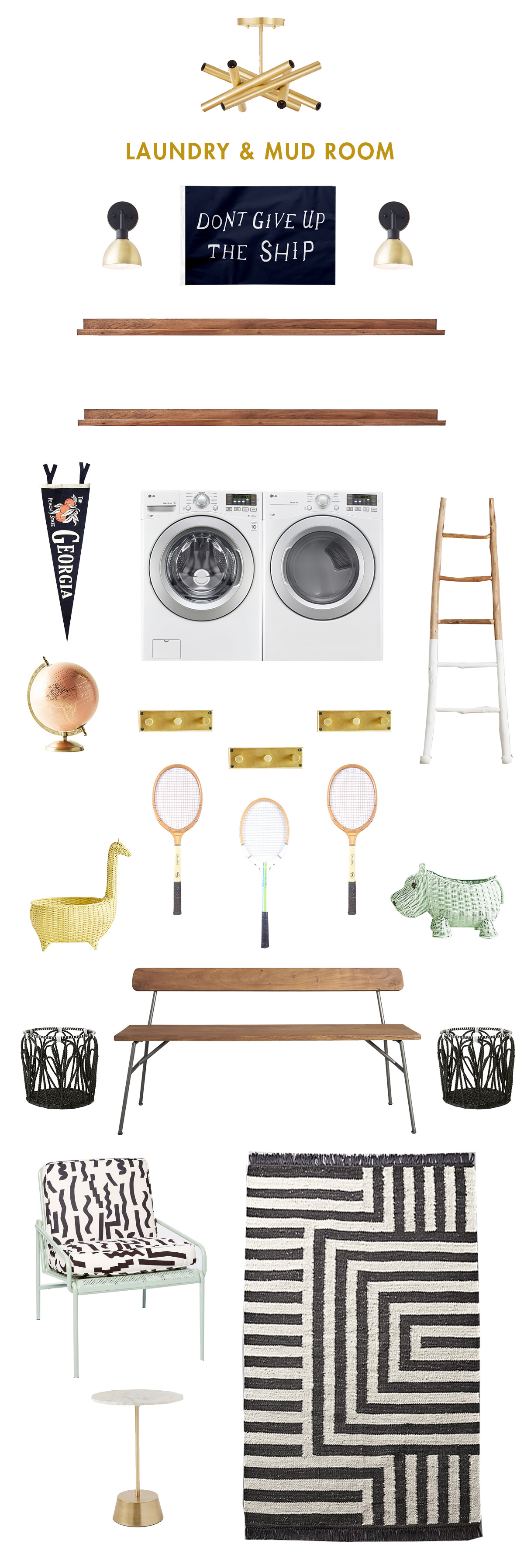 Laundry And Mud Room Inspiration - Lay Baby Lay