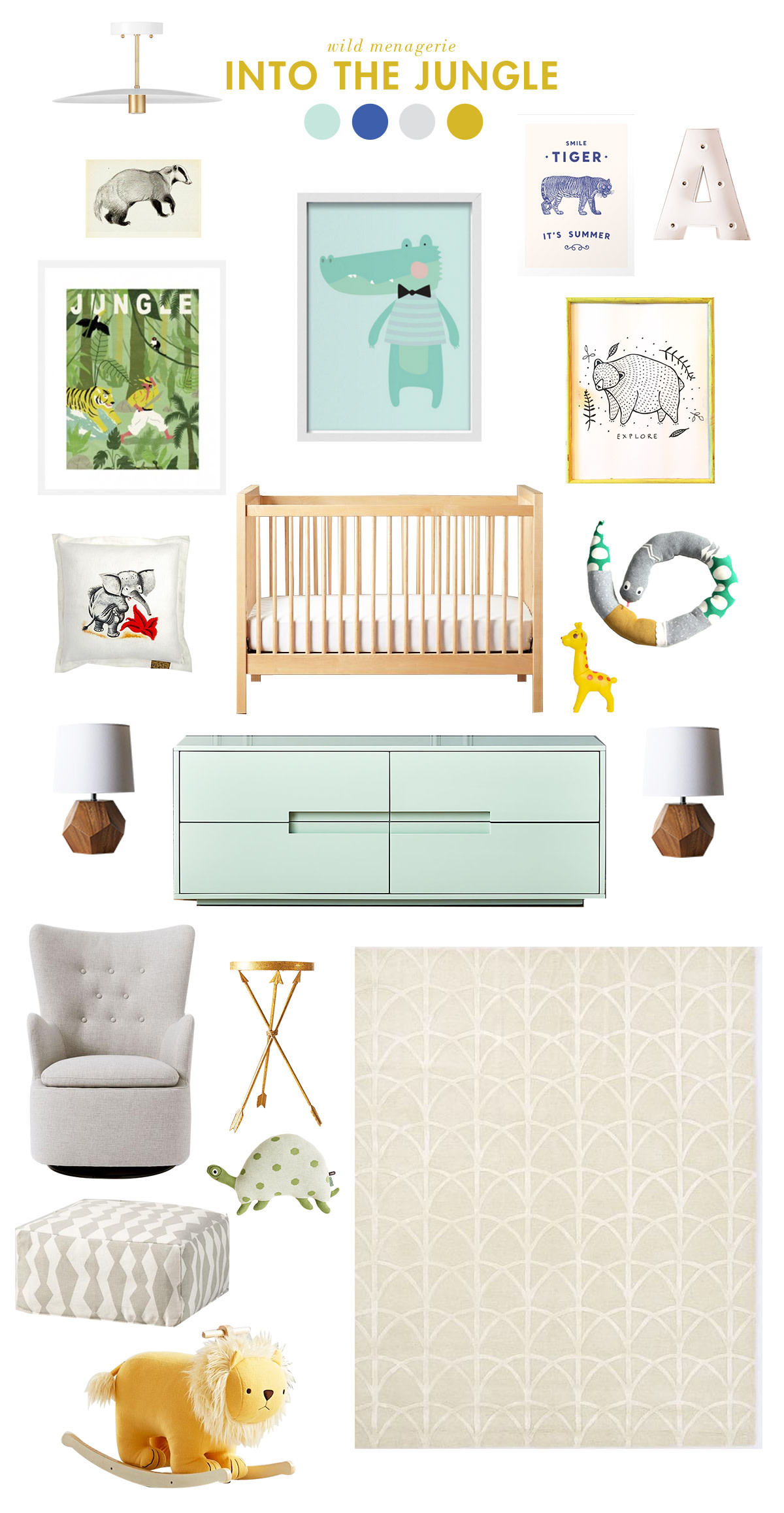 Animal Baby Room Ideas - Lay Baby Lay