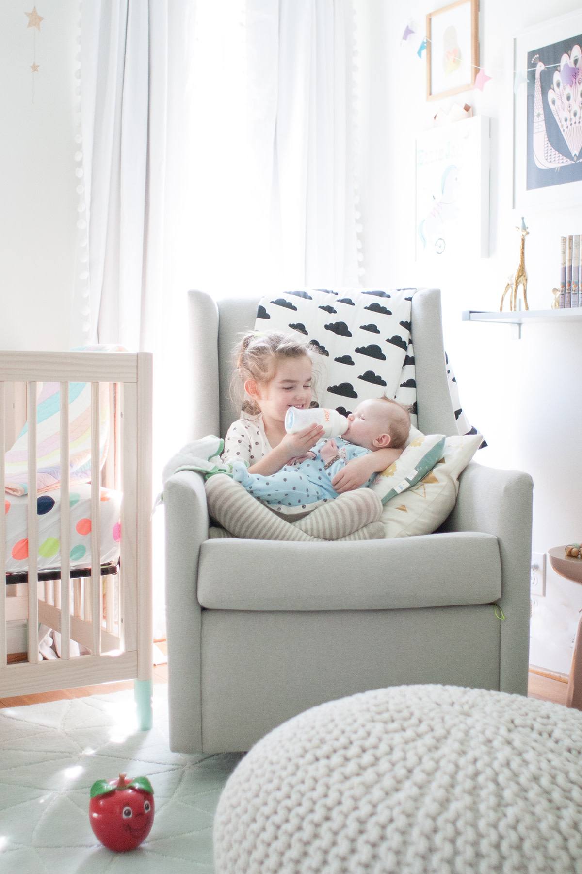 On Bottle Feeding Lay Baby Lay