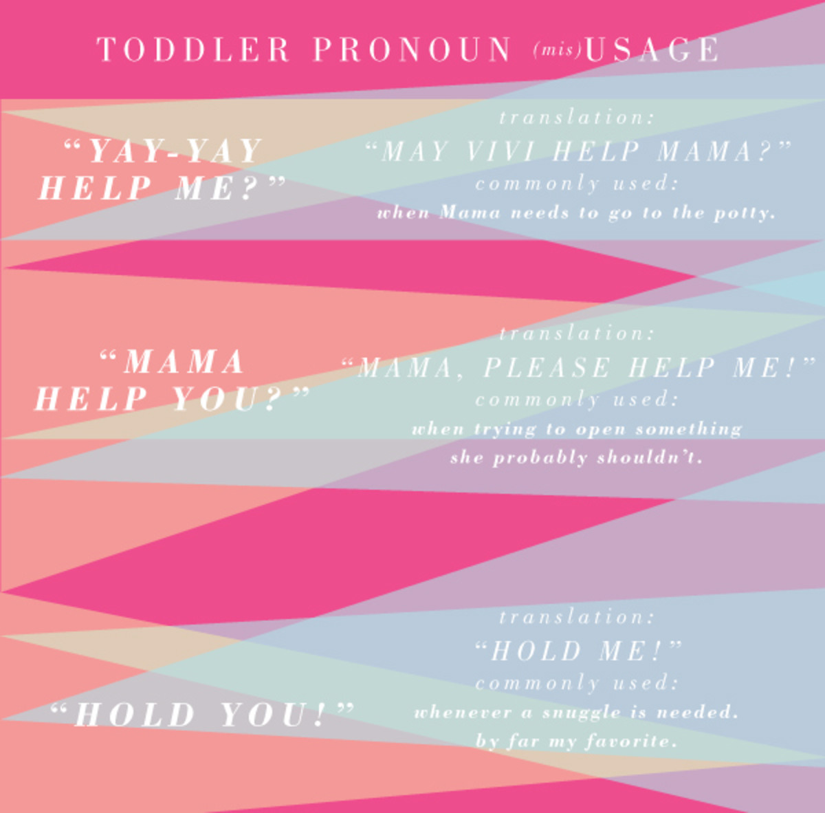 Toddler Pronoun Mis Usage - Lay Baby Lay