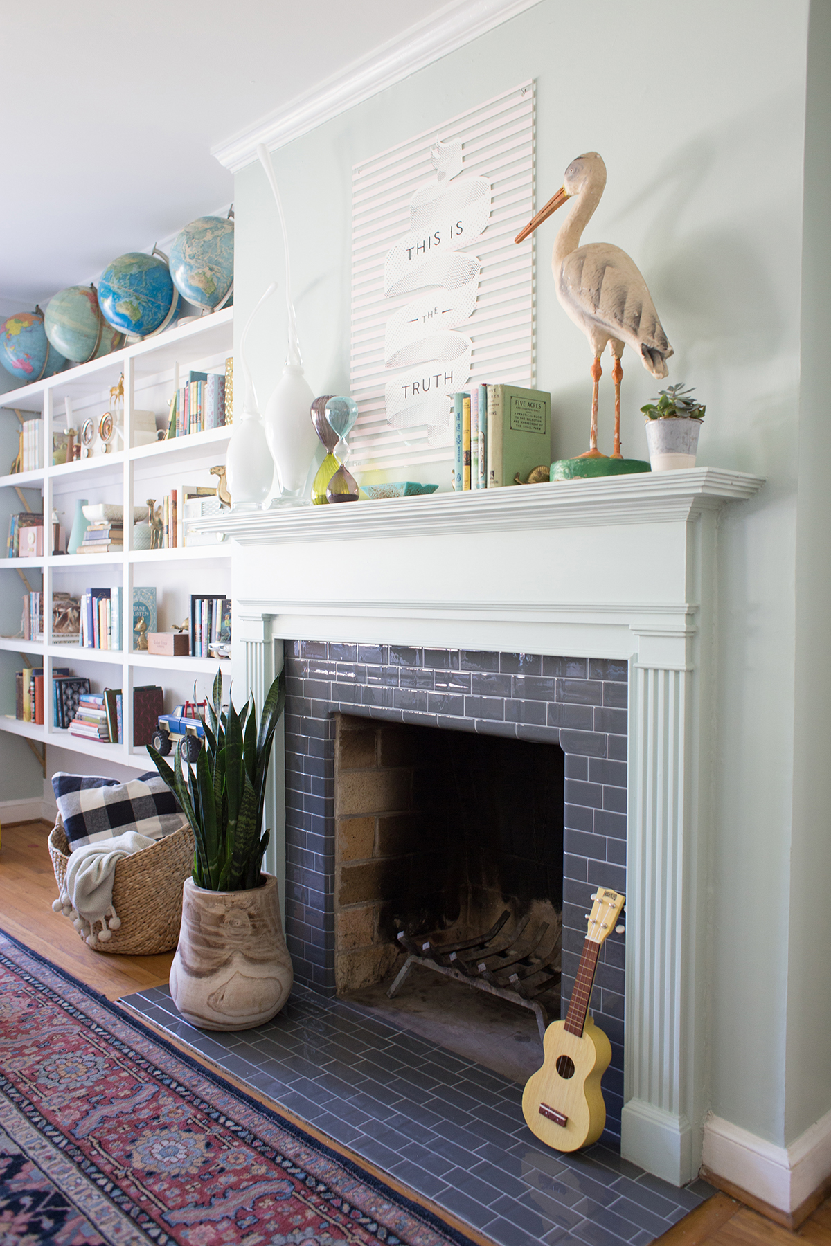A Quick And Easy Fireplace Makeover Lay Baby Lay