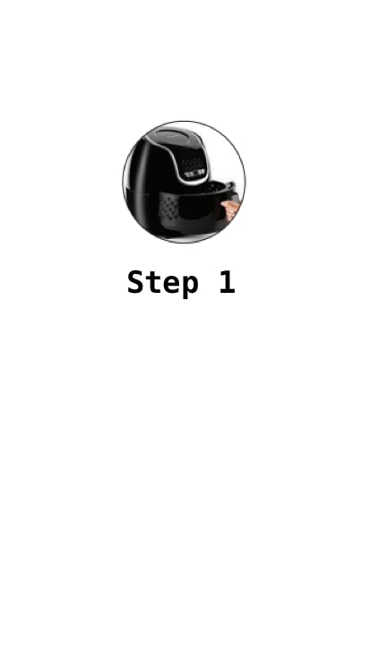 Remove Basket. Pull the Handle straight out.