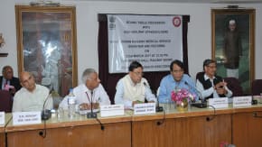 Hon'ble Minister of Railways Shri Suresh Prabhu addressing the conference