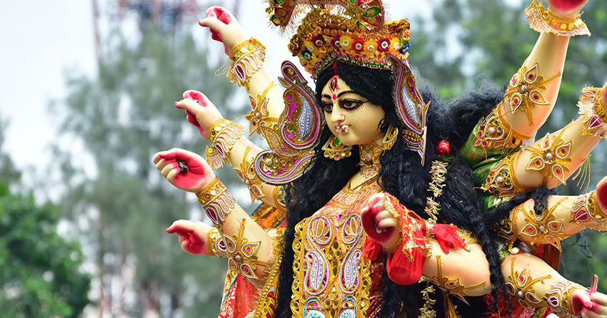 Durga Idol used in durga puja celebrations