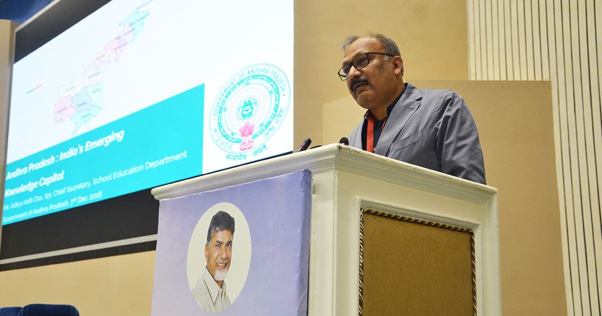 Mr. Aditya Nath Das, Chief Secretary, School Education, Govt. of Andhra Pradesh