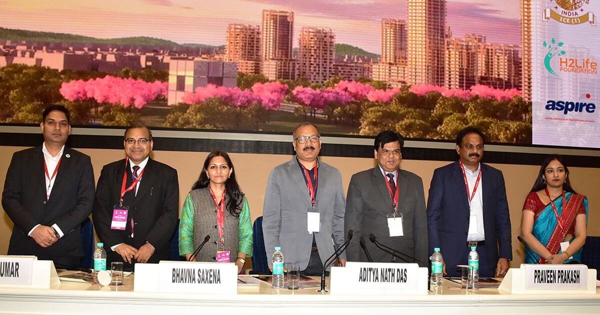 L-R: Mr. Vikas Sharma, Prof. Rajive Kumar, Ms. Bhavana Saxena, Mr. Aditya Nath Das, Mr. Praveen Prakash, Dr. Sreedhar Cherukuri, Ms. Aparajita Tripathi