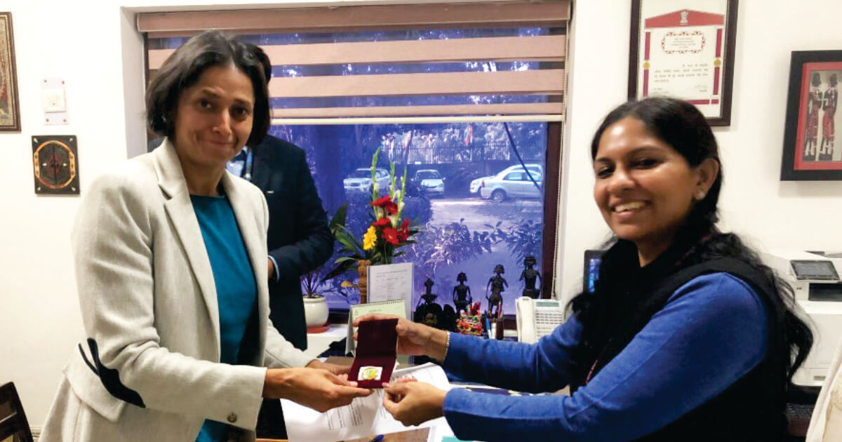 Ms. Manisha Malhotra (Head Sports) and Team, JSW Sports with Ms. Bhavna Saxena (IPS) Special Commissioner APEDB, Mr. Vikas Sharma, Director & Chief executive, CSL.