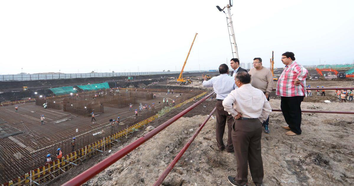 Construction site of Secretariat