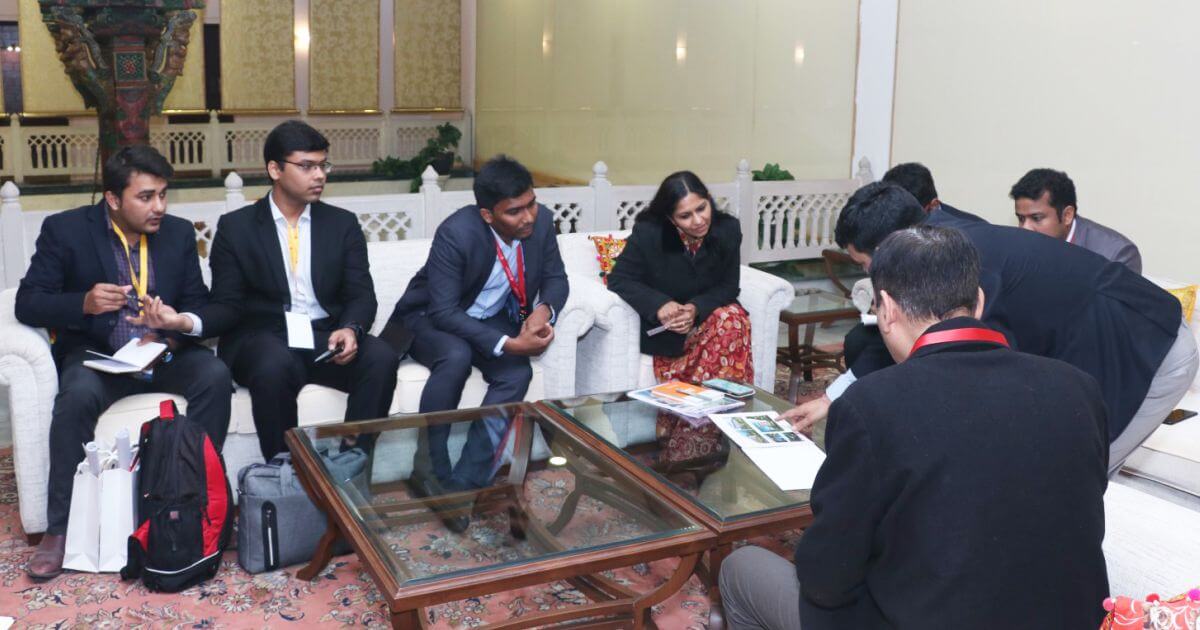 Mr. Abhinav Nautiyal, (VP) and Team, SIR Biotech India Limited with Ms. Bhavna Saxena (IPS) Special Commissioner APEDB, Mr. Vikas Sharma, Director & Chief executive, CSL. Mr. Himanshu Shukla, IAS, Director, Department of Tourism, and Mr. S Shaanmohan, Additional Commissioner, IAS, APCRDA