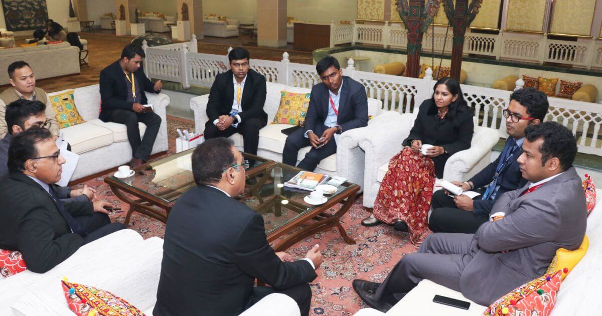 Mr. Davinder Kumar Anand, (Director) and Team, Rays Infra with Ms. Bhavna Saxena (IPS) Special Commissioner APEDB, Mr. Vikas Sharma, Director & Chief executive, CSL. Mr. Himanshu Shukla, IAS, Director, Department of Tourism, and Mr. S Shaanmohan, Additional Commissioner, IAS, APCRDA