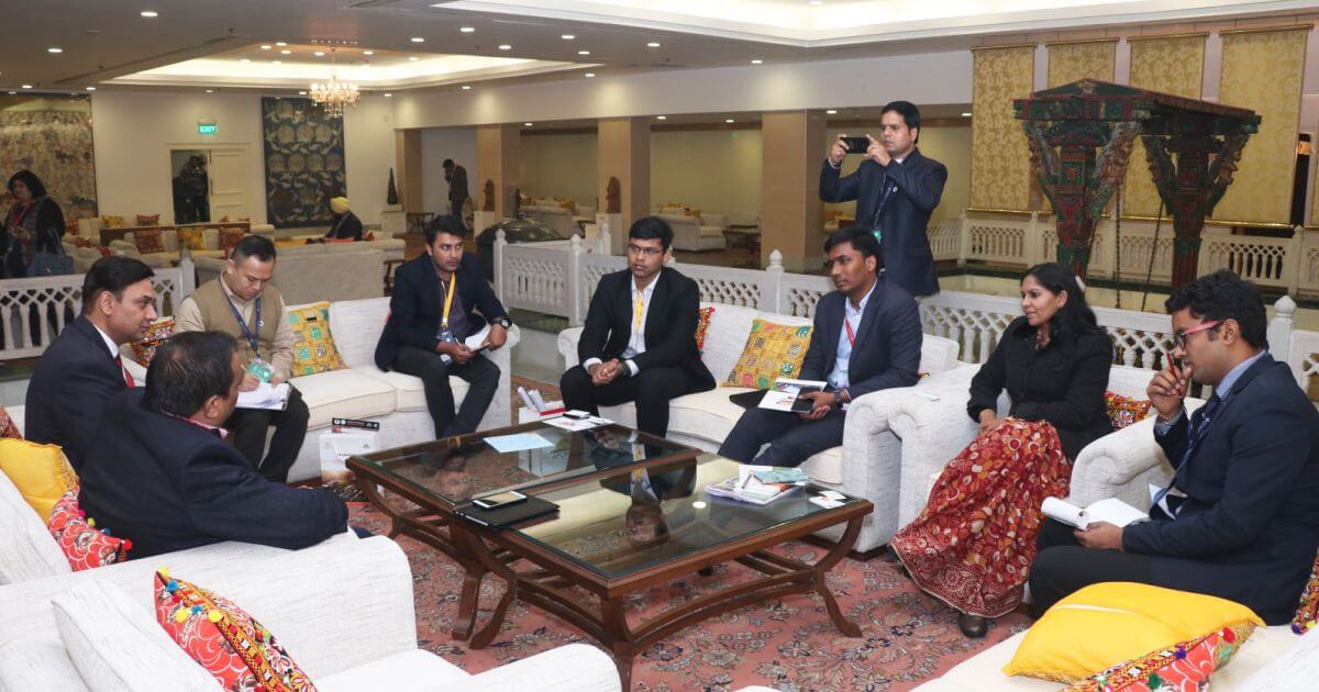 Mr. Vijay Bhagatram, CEO and Team, Indian Golf Circuit with Ms. Bhavna Saxena (IPS) Special Commissioner APEDB, Mr. Vikas Sharma, Director & Chief executive, CSL. Mr. Himanshu Shukla, IAS, Director, Department of Tourism, and Mr. S Shaanmohan, Additional Commissioner, IAS, APCRDA