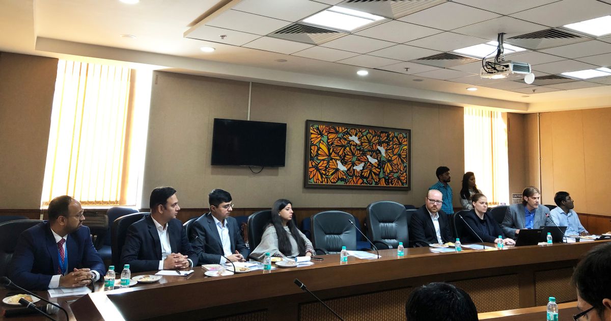 Left to Right – Mr. Avik Dutta, Mr. Vikas Sharma, Mr. Sumanto Mukherjee, Ms. Masha Mukherjee, Mr. Chris Banks, Ms. Stefanie Winkler and Mr. Andrew Rourke