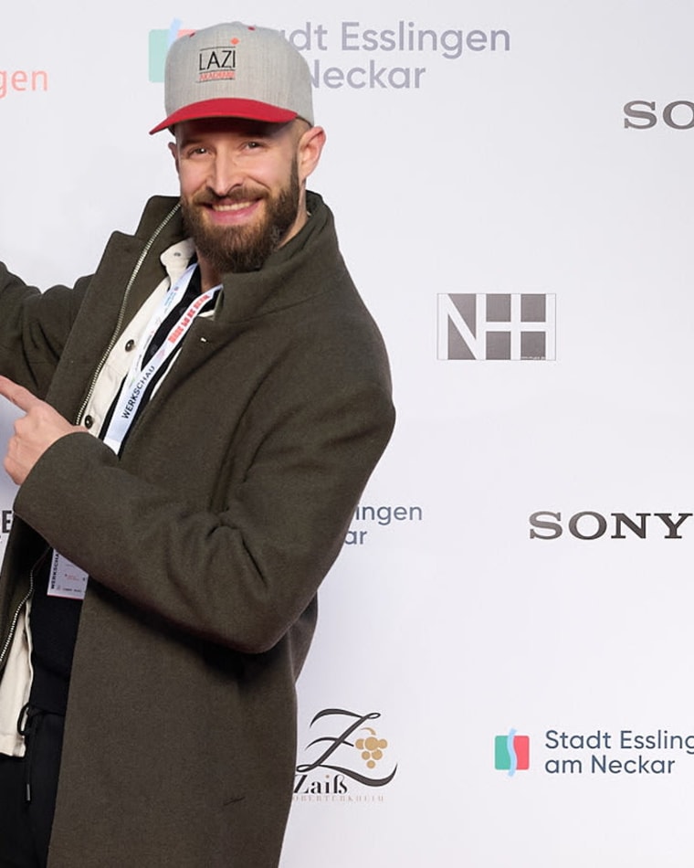 Dominik Lazi mit Kamera