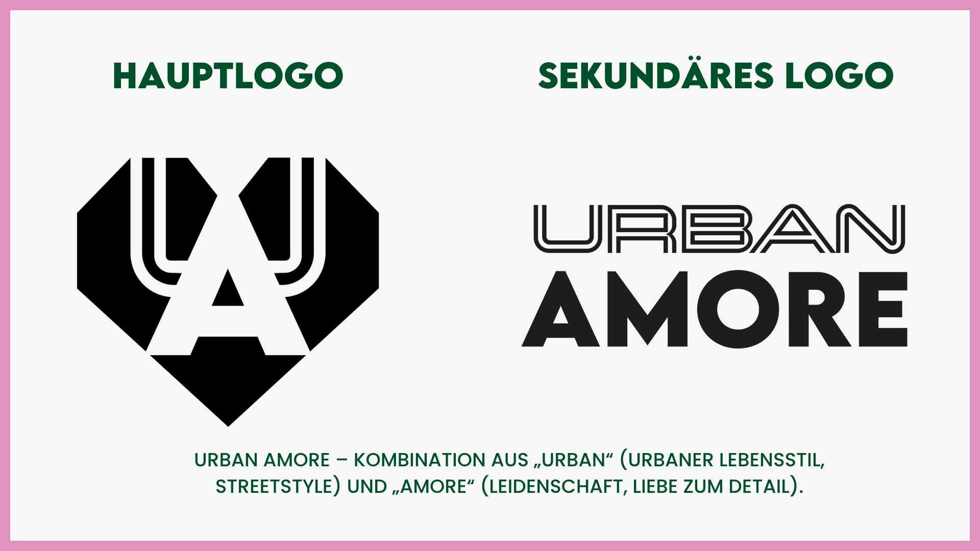 Urban Amore - eine fiktive Modemarke zum Erleben
