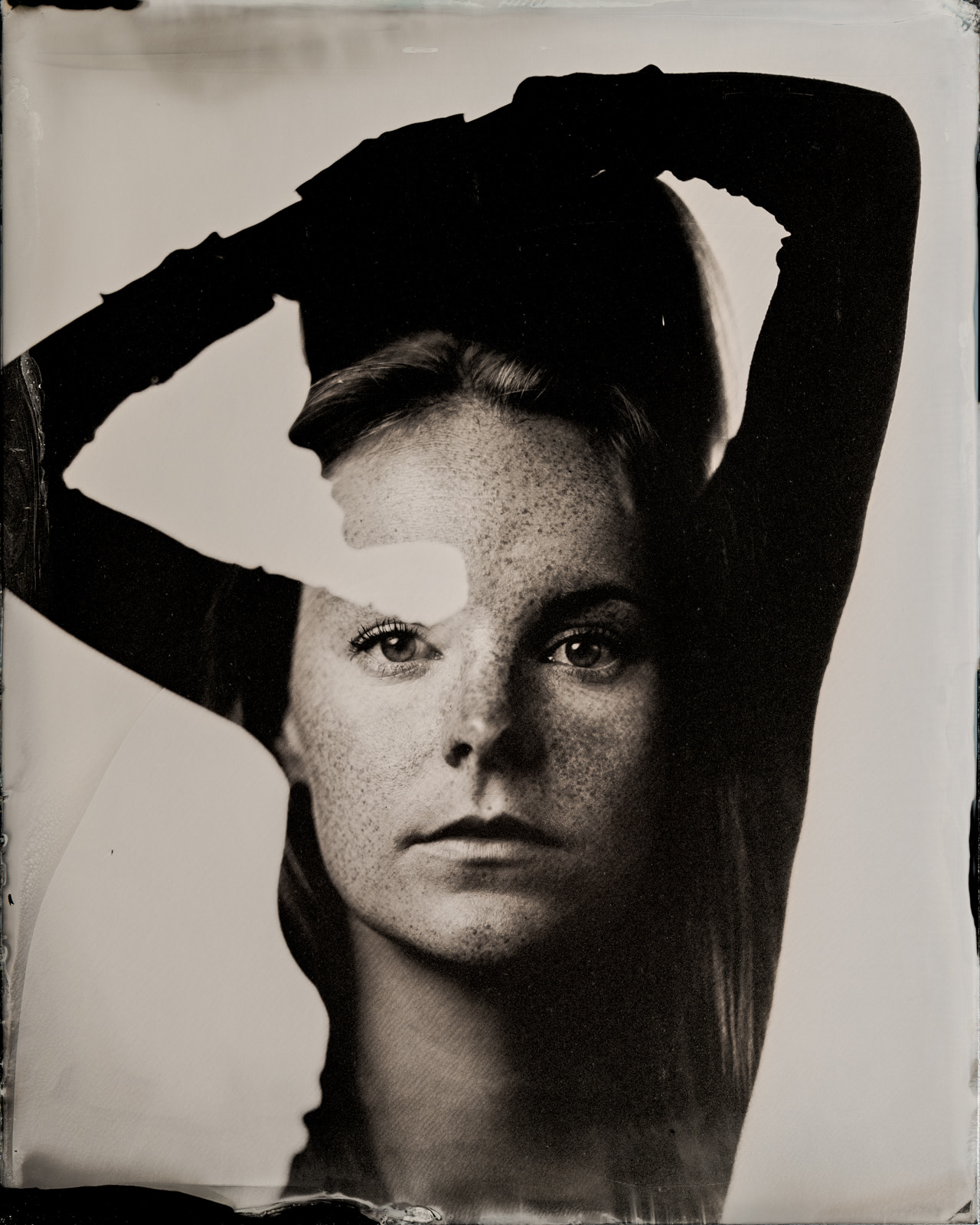 Doppelbelichtung Kollodium-Nassplatte