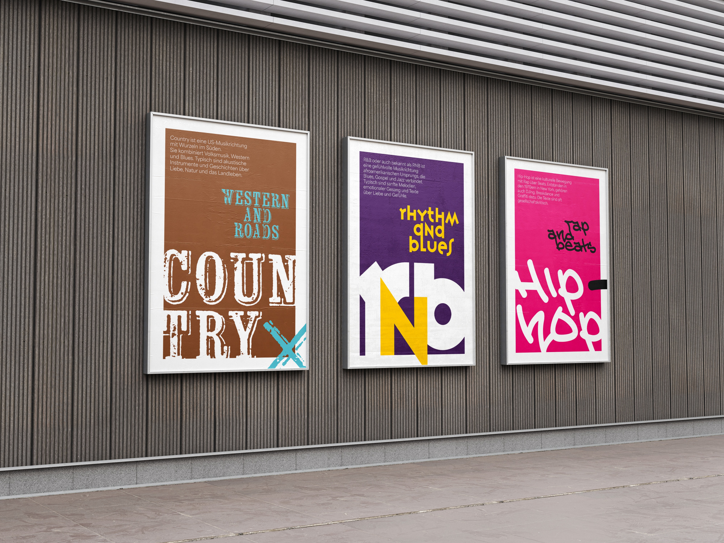 Musikgenres im seriellen Gestaltungsprozess