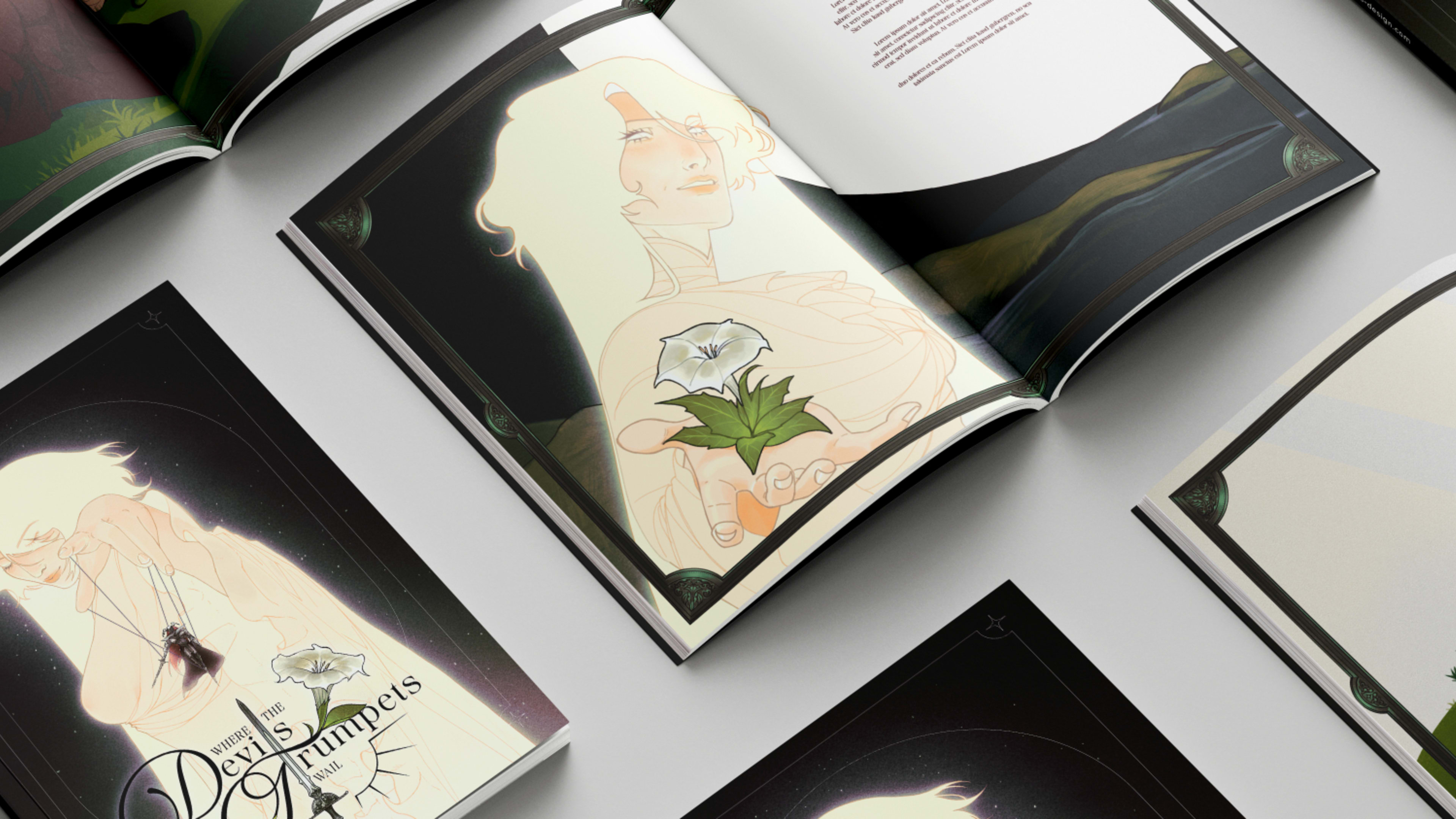 where the devil's trumpets wail