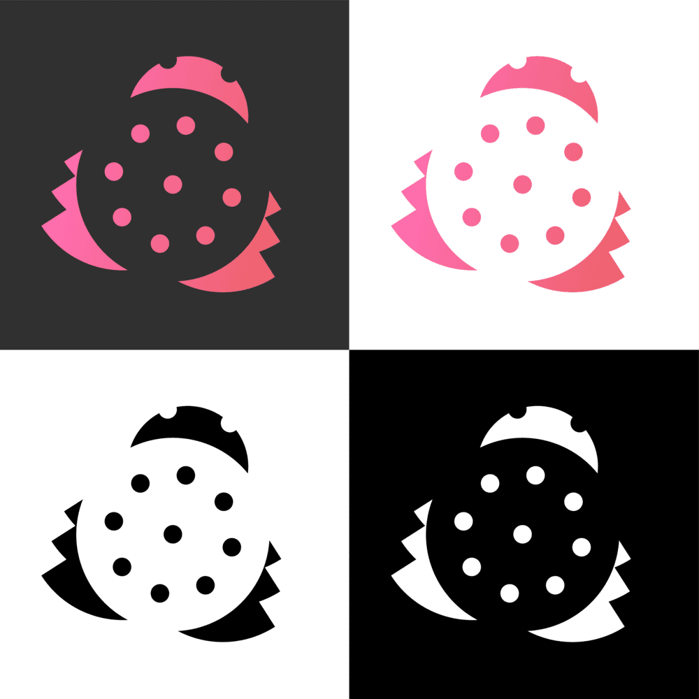 Tier-Logo nach dem Goldenen Schnitt