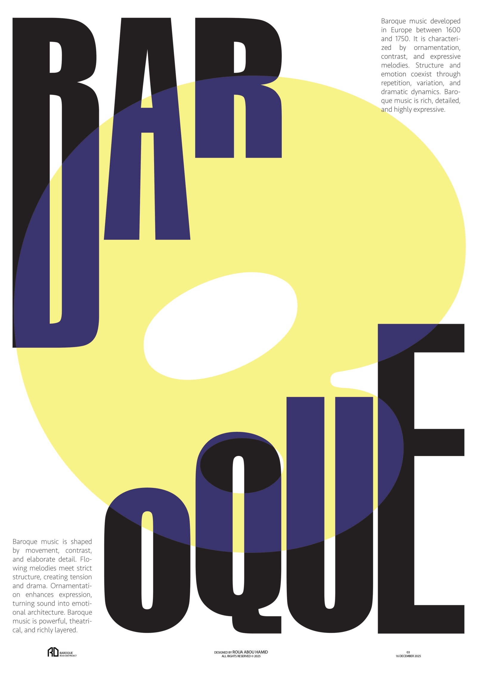 Plakatserie Musikstile