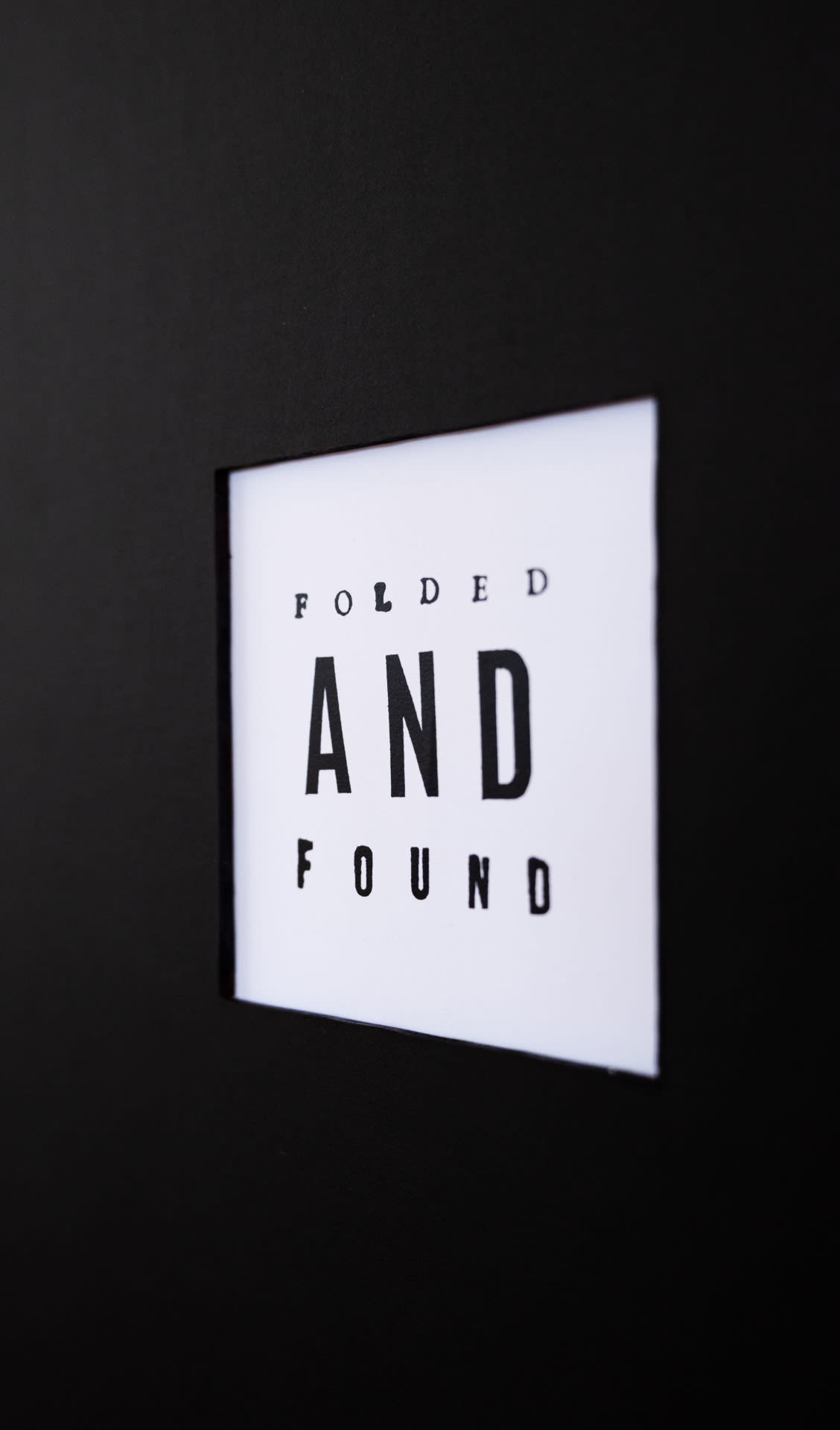 Folded and Found