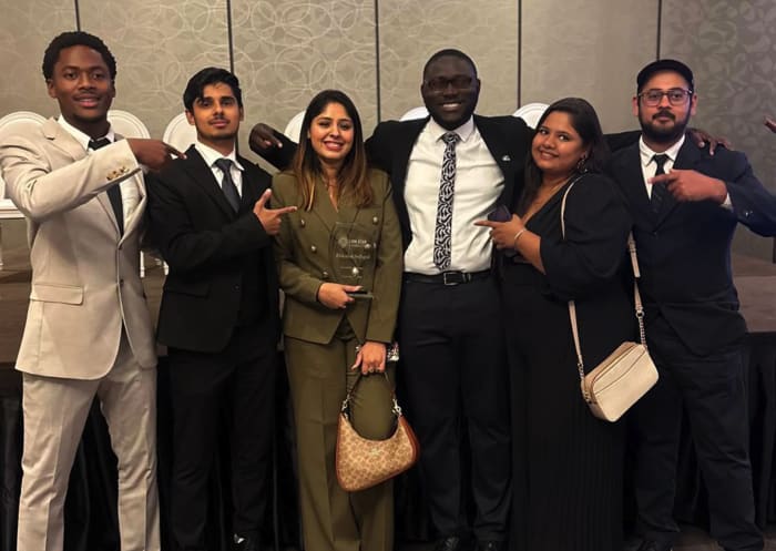 SkyBound team at awards gala