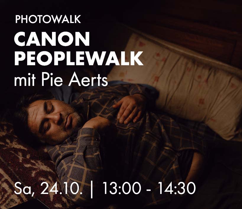 Canon Peoplewalk mit Pie Aerts, Sa, 24.10. 13:00 bis 14:30 Uhr