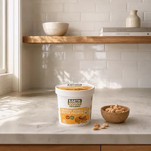 Porridge Cup, Crunchy Peanut Butter, Crunchy Peanut Butter