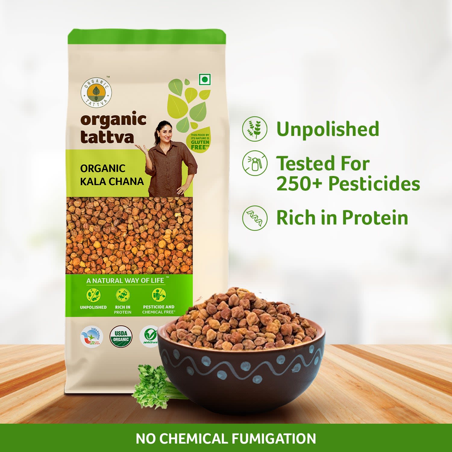 Organic Kala Chana (Brown Chickpeas)