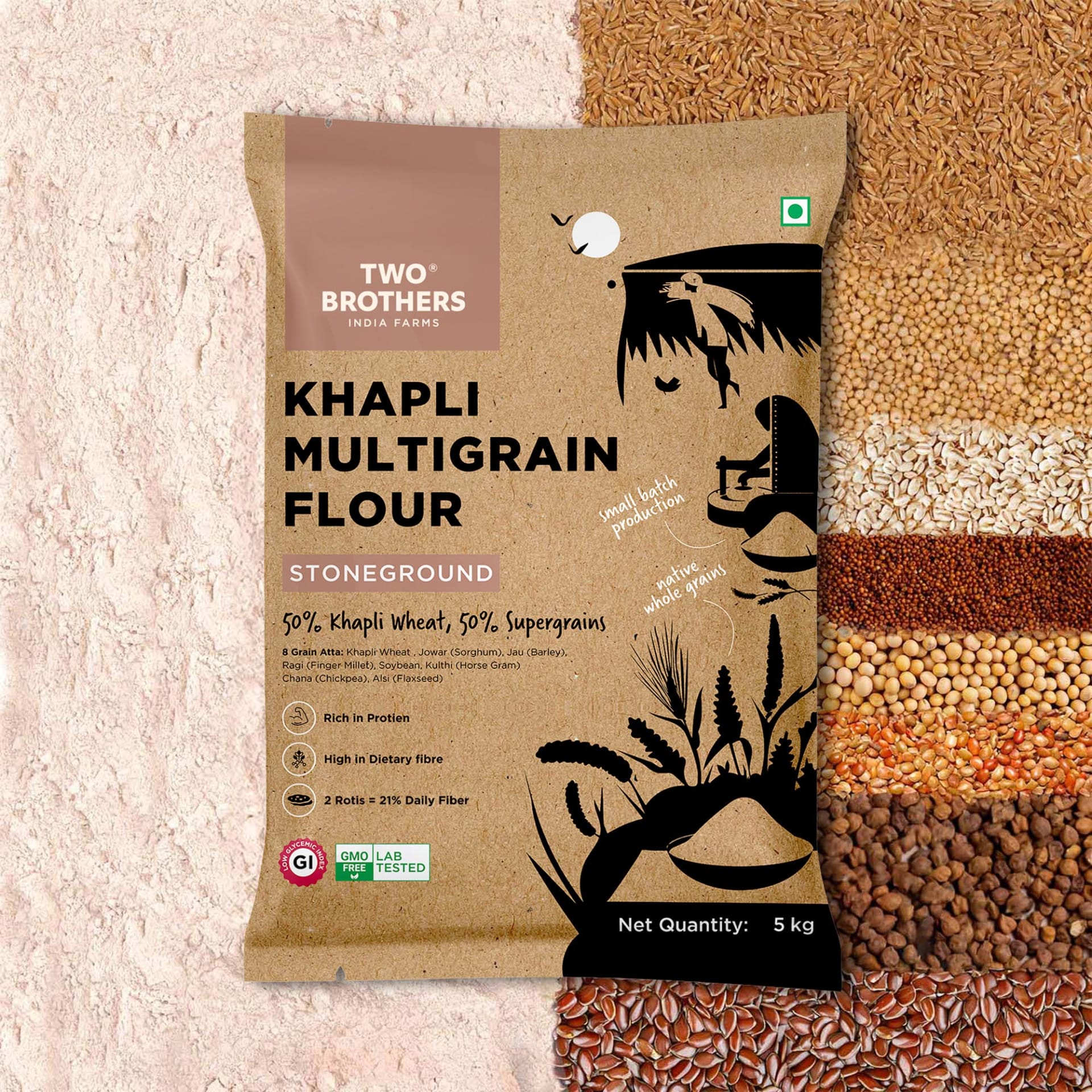Khapli Multigrain Atta