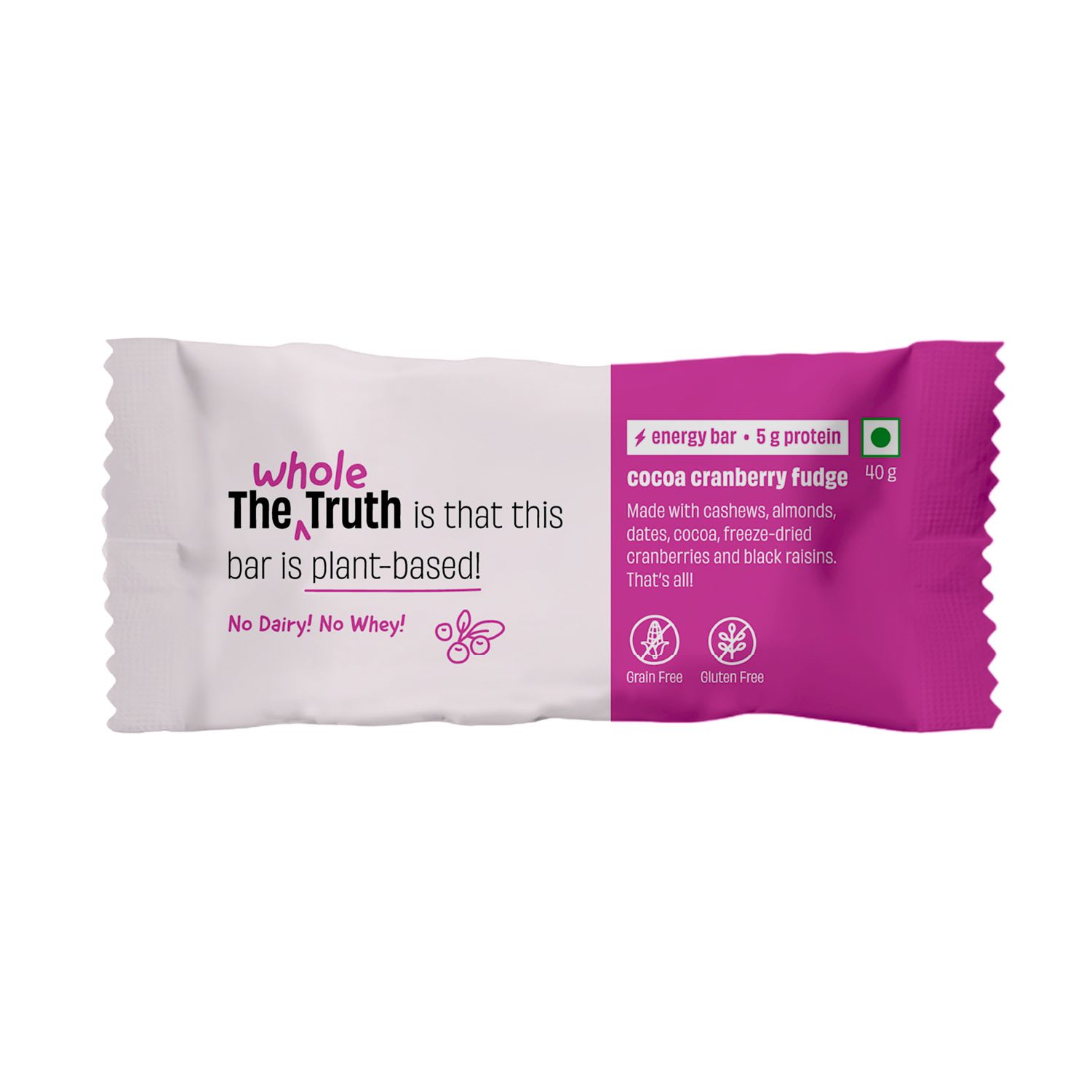 Energy Bar, Cocoa Cranberry Fudge, Cocoa Cranberry Fudge