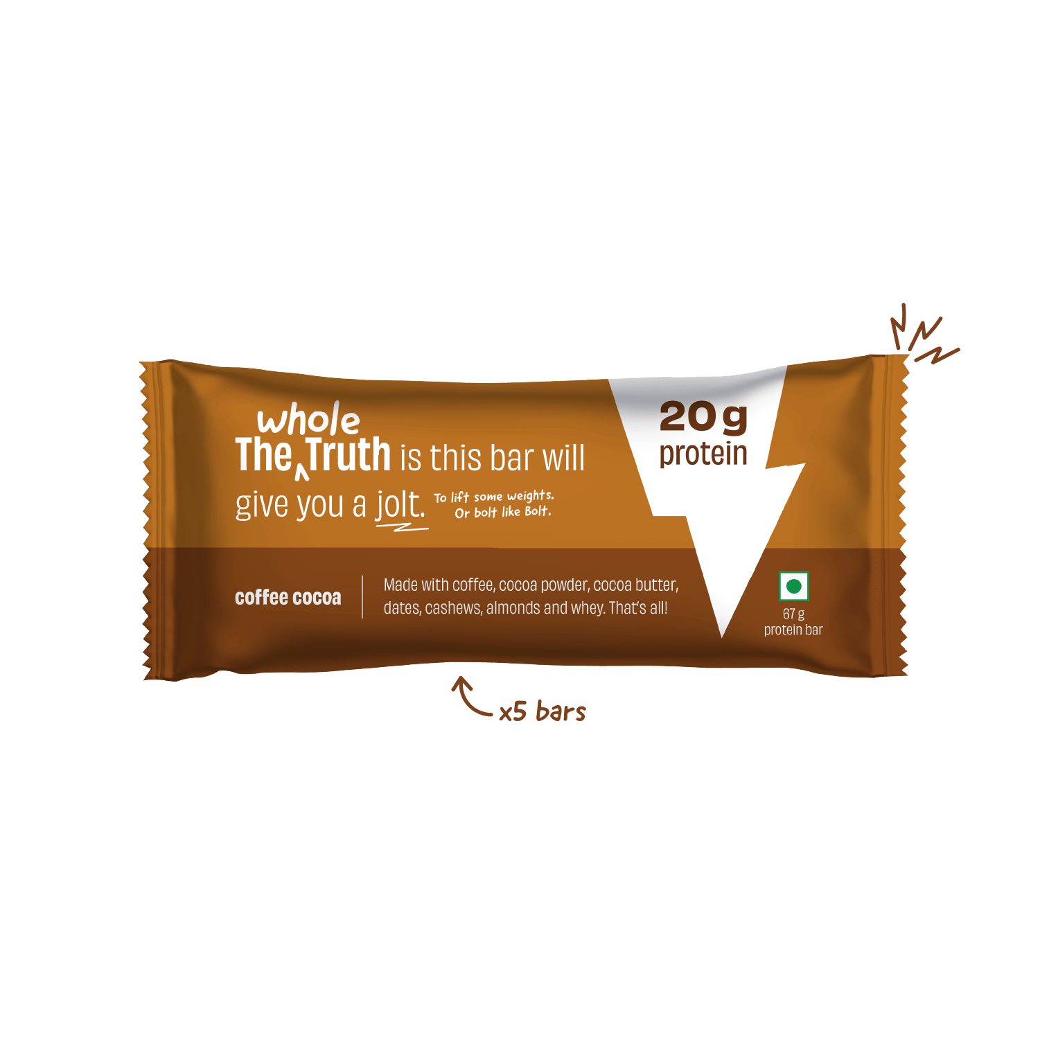 20g Protein Bar, Coffee Cocoa, Coffee Cocoa