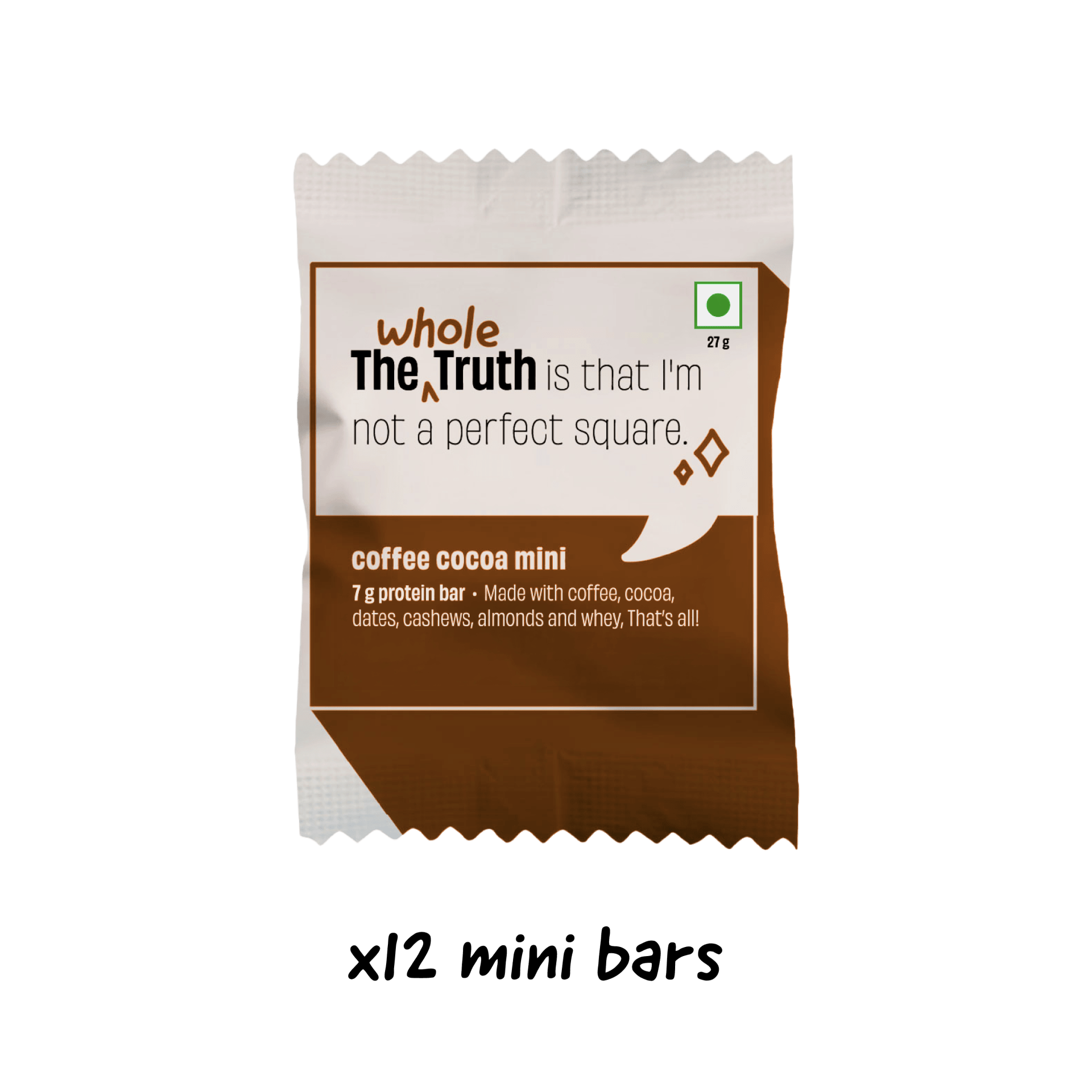 Mini Protein Bars, Coffee Cocoa, Coffee Cocoa