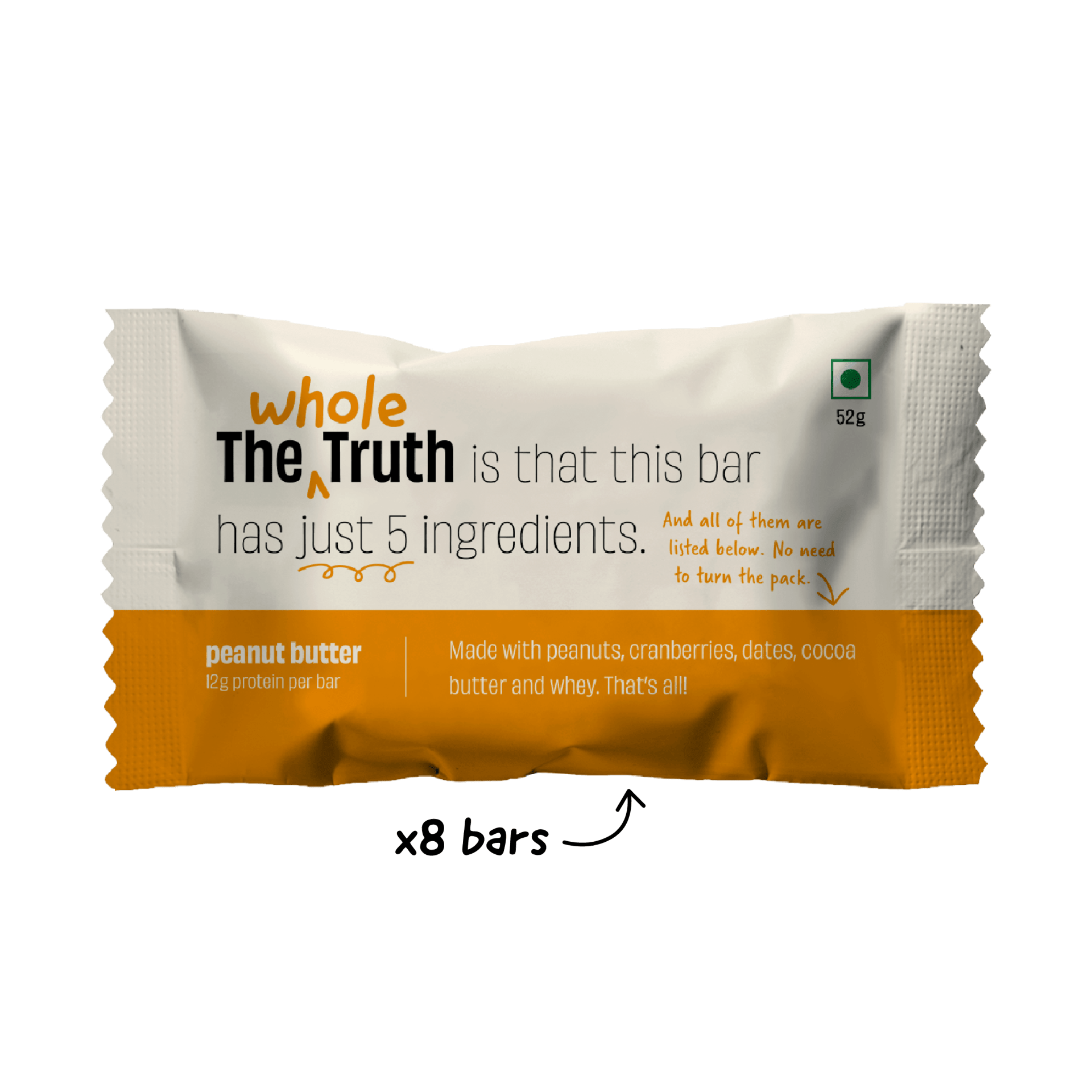 Protein Bar, Peanut Heavy, Peanut Heavy
