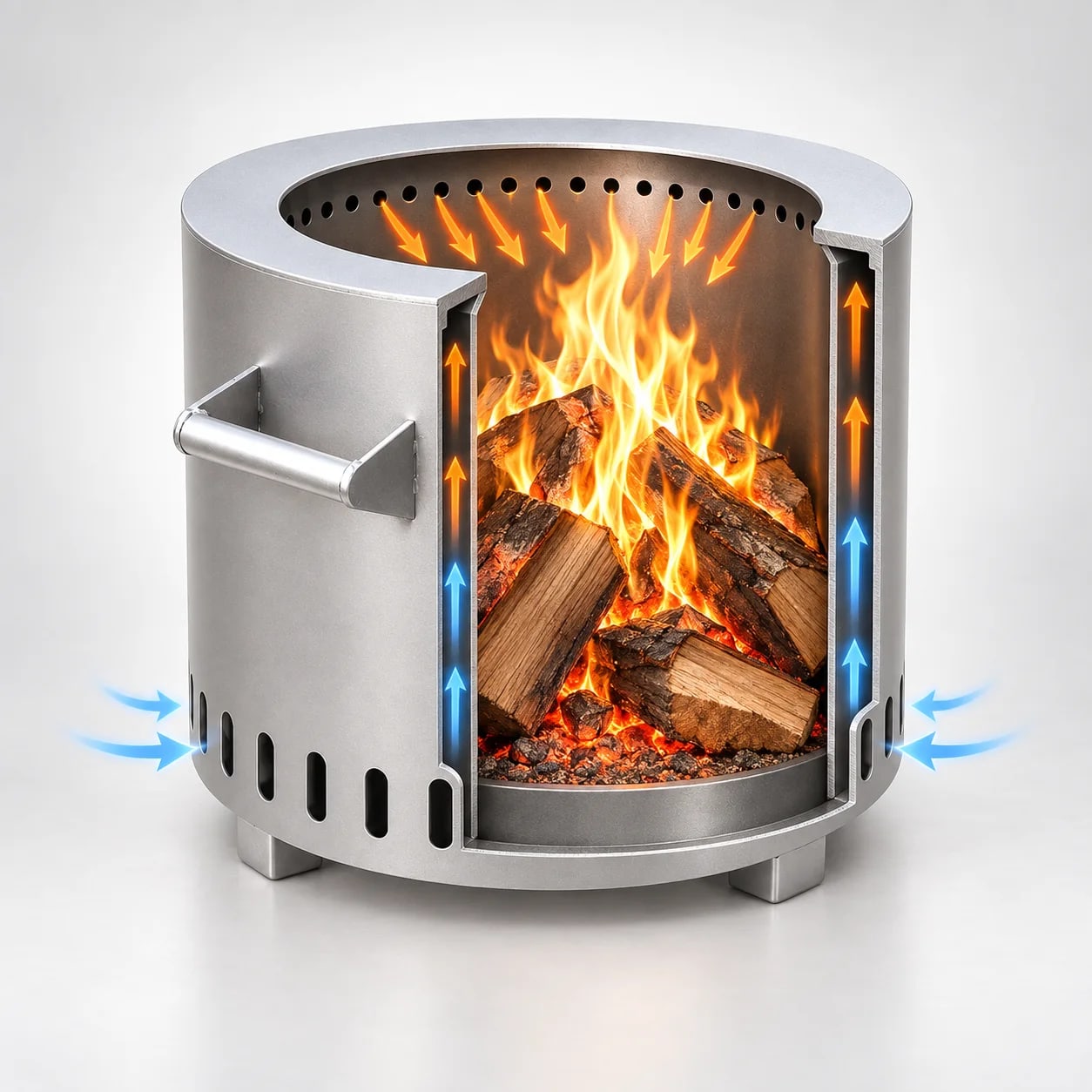 Smokeless Bonfire 18" geometry detail