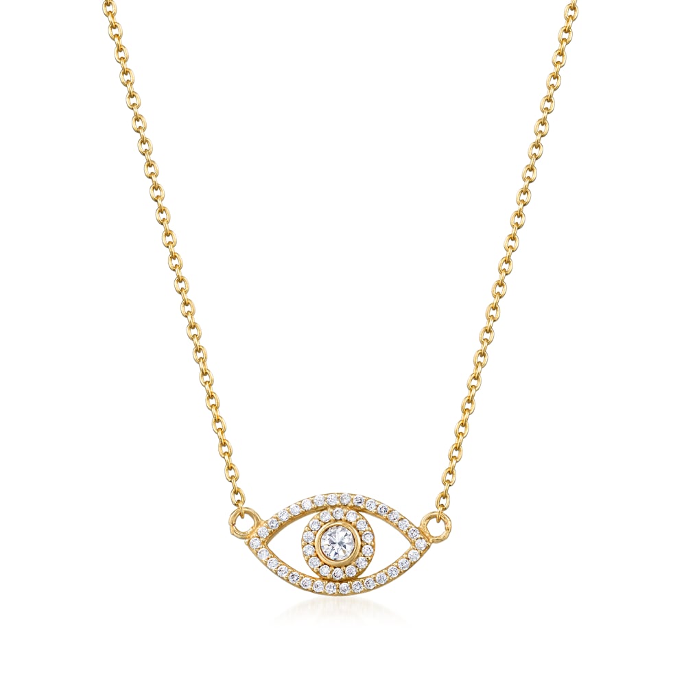 Rose Gold Over Sterling Silver Cubic Zirconia Evil Eye Necklace Minimalist Necklace Minimalist Jewelry Evil Eye Necklace Rose Gold Over Sterling Silver Cubic Zirconia Evil Eye Necklace Minimalist Necklace Minimalist Jewelry Evil Eye Necklace