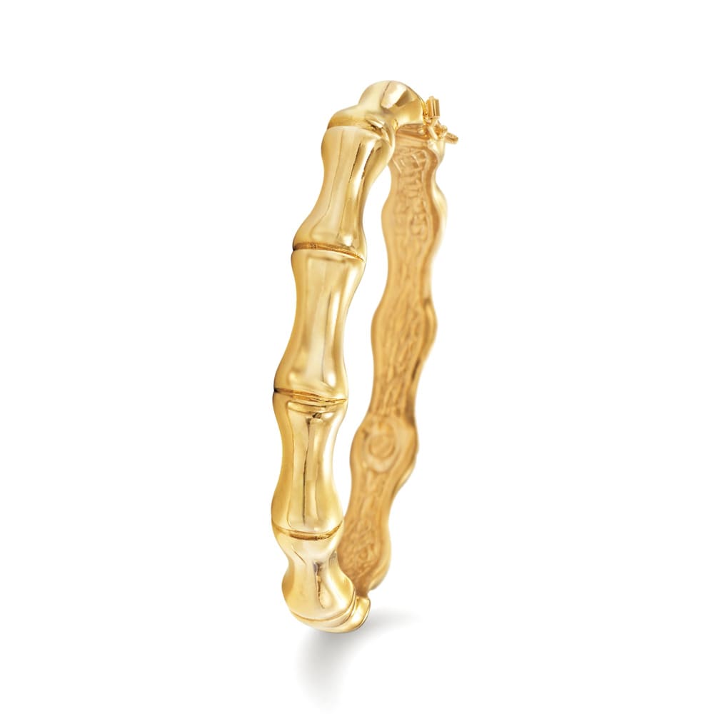 Ross-Simons Italian Sterling Silver Bamboo Bangle Bracelet Ross-Simons Italian Sterling Silver Bamboo Bangle Bracelet