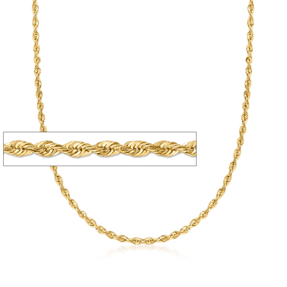 Jewelry Stores Network 2.5mm Oval Rolo NeckL Jewelry Stores Network 2.5mm Oval Rolo NeckL