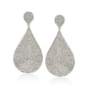 5.00 ct. t.w. Diamond Drop Earrings in Sterling Silver #795866