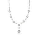 4.85 ct. t.w. Diamond Necklace in 18kt White Gold. #690617